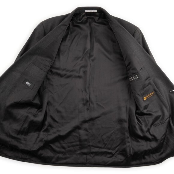 HUGO BOSS Loro Piana Super 100's charcoal grey wool blazer 42L - Picture 5 of 11